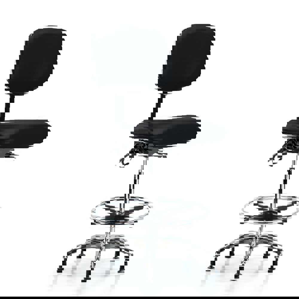 Task Chair: ESD Vinyl, Black